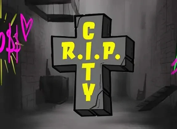 RIP City slot with graffiti and urban style